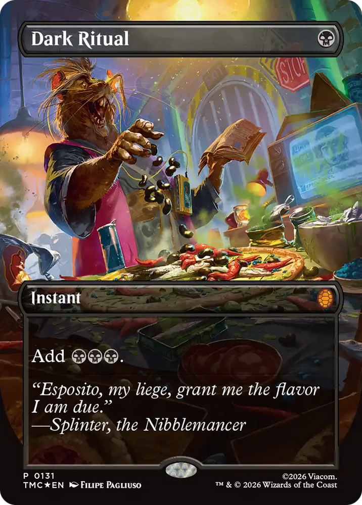 Dark Ritual (Borderless) [Teenage Mutant Ninja Turtles Commander]