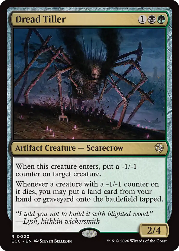 Dread Tiller [Lorwyn Eclipsed Commander]