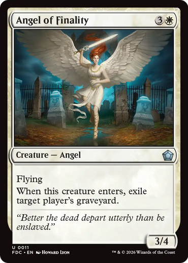 Angel of Finality [Foundations Commander]