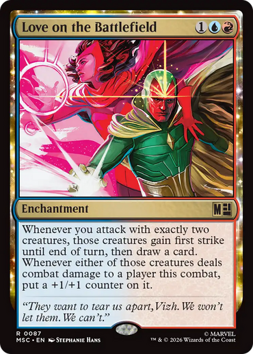 Love on the Battlefield (Surge Foil) [Marvel Super Heroes Commander]