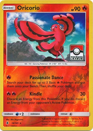 Oricorio (14/145) (League Promo) [Sun & Moon: Guardians Rising]