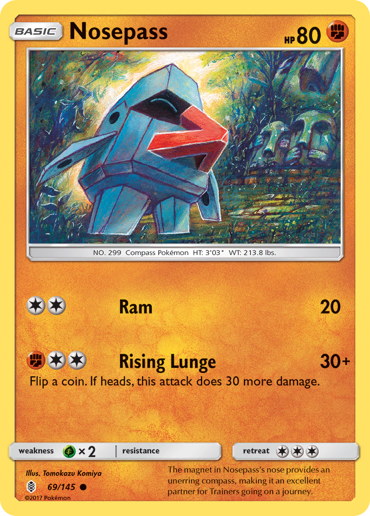 Nosepass (69/145) [Sun & Moon: Guardians Rising]