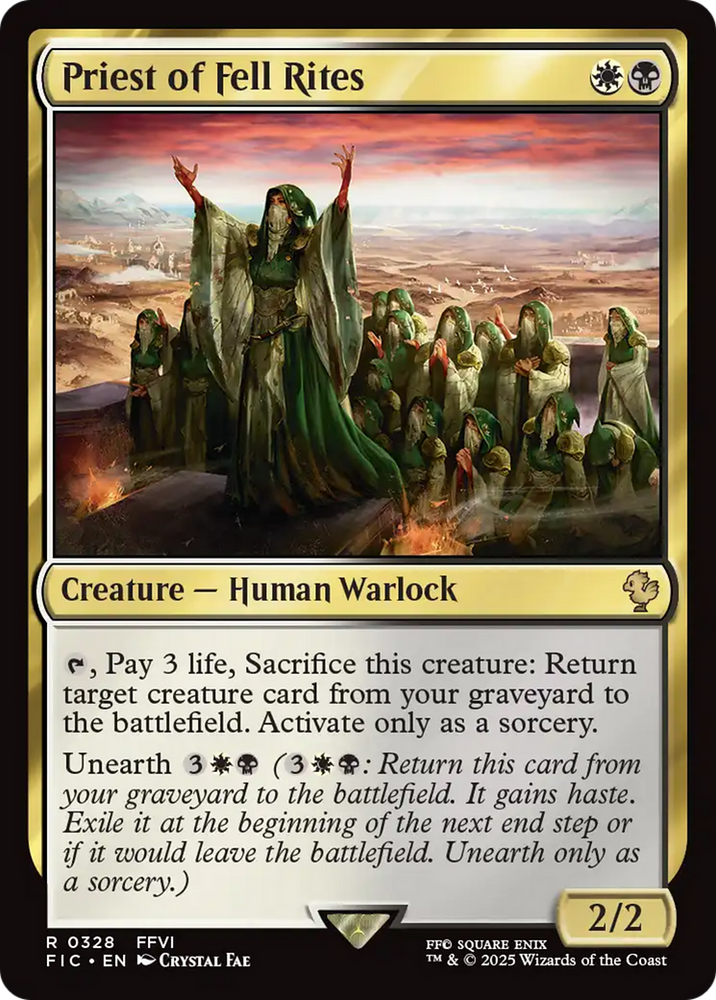 Priest of Fell Rites [FINAL FANTASY Commander]