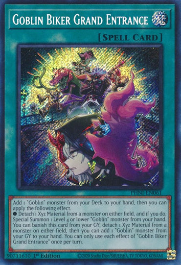 Goblin Biker Grand Entrance [PHNI-EN061] Secret Rare