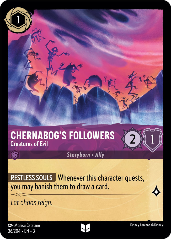 Chernabog's Followers - Creatures of Evil (36/204) [Into the Inklands]