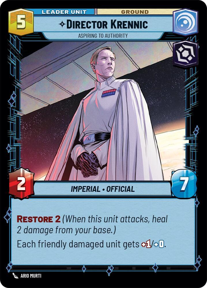 Director Krennic - Aspiring to Authority (Back)