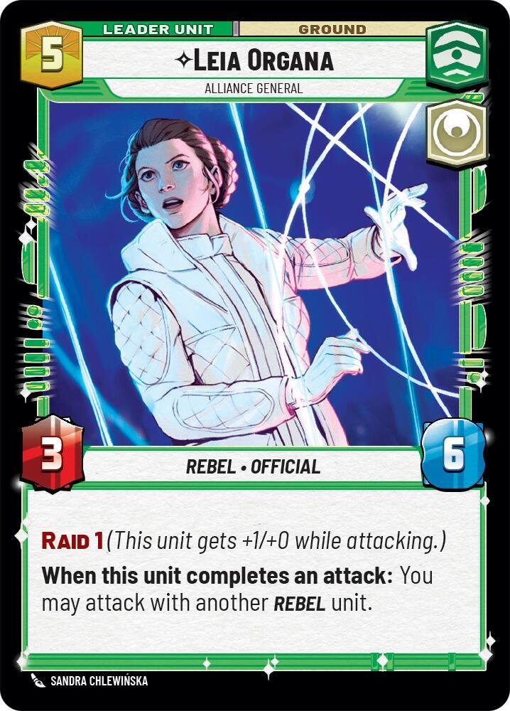 Leia Organa - Alliance General (Back)