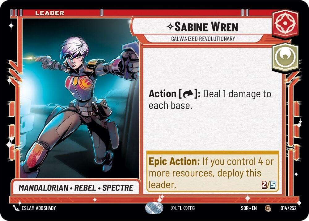 Sabine Wren - Galvanized Revolutionary (014/252) [Spark of Rebellion]