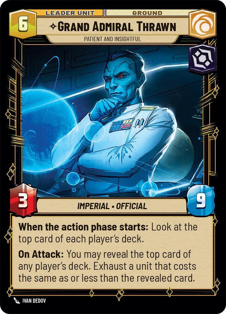 Grand Admiral Thrawn - Patient and Insightful (Back)