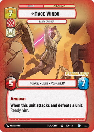Mace Windu - Party Crasher (2/2) (Finalist) (2/2) [Store Showdown Promos]