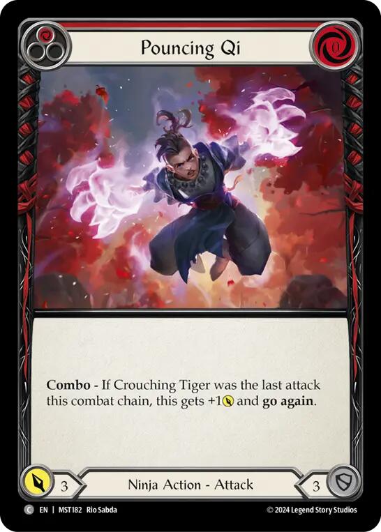 Pouncing Qi (Red) [MST182] (Part the Mistveil)