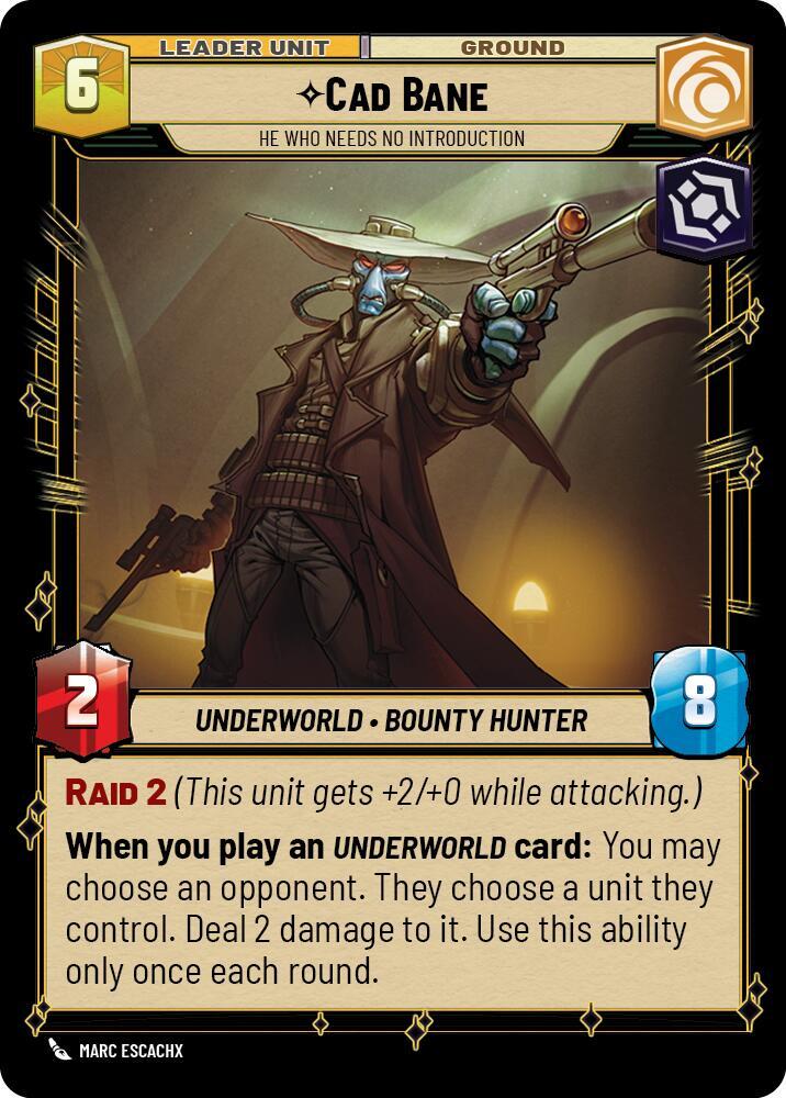 Cad Bane - He Who Needs No Introduction (Back)