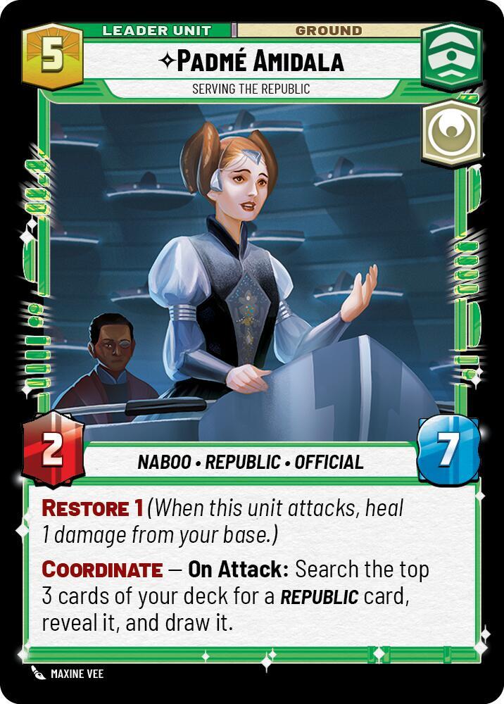 Padmé Amidala - Serving the Republic (Back)