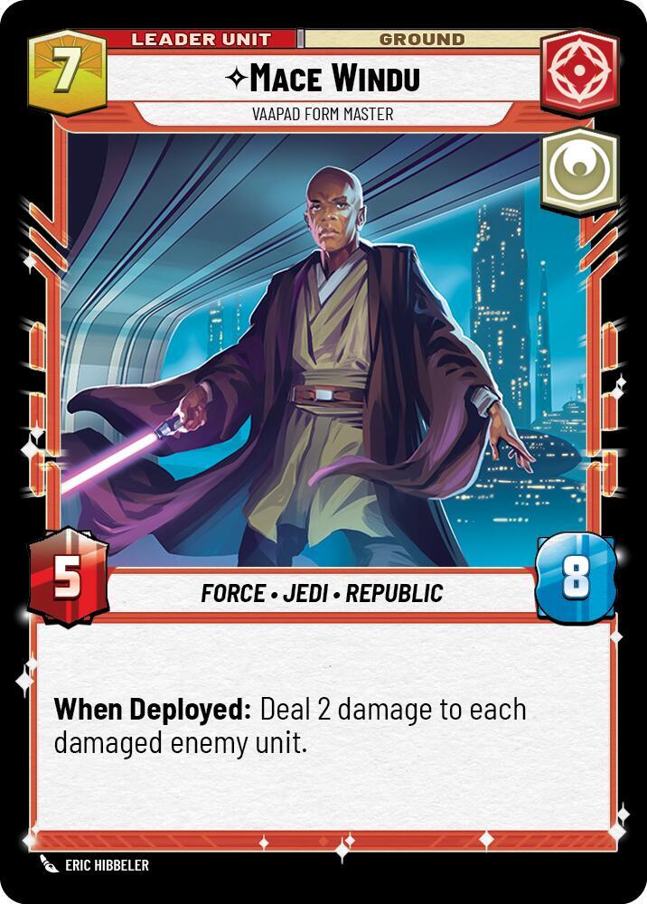 Mace Windu - Vaapad Form Master (Back)