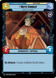 Nute Gunray - Vindictive Viceroy (Back)