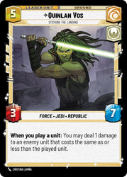 Quinlan Vos - Sticking the Landing (Back)