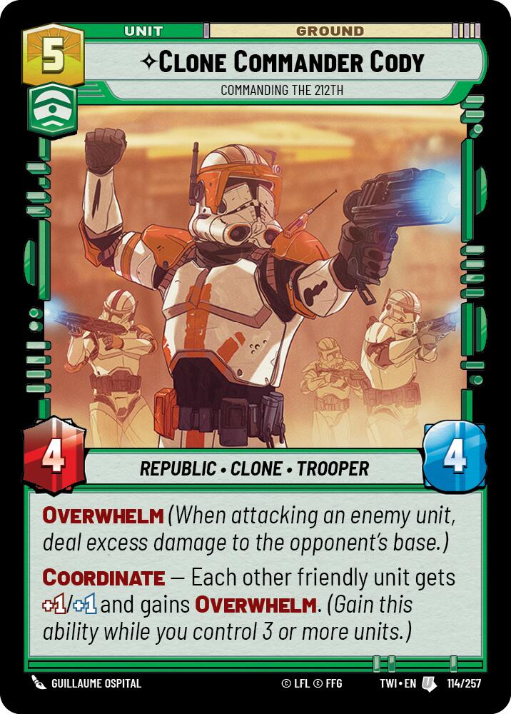 Clone Commander Cody - Commanding the 212th (114/257) (114/257) [Twilight of the Republic]