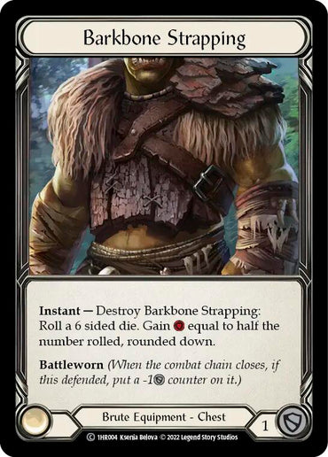 Barkbone Strapping [1HR004] (Historic Pack 1 Blitz Deck Rhinar)