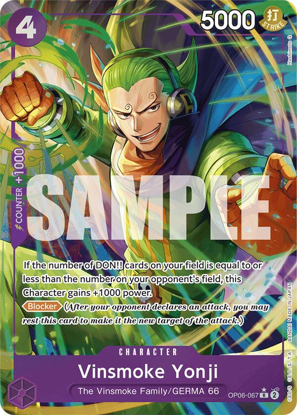 Vinsmoke Yonji (OP06-067) (Alternate Art) [Premium Booster -The Best-]