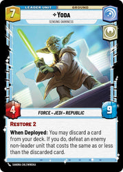 Yoda - Sensing Darkness (Back)