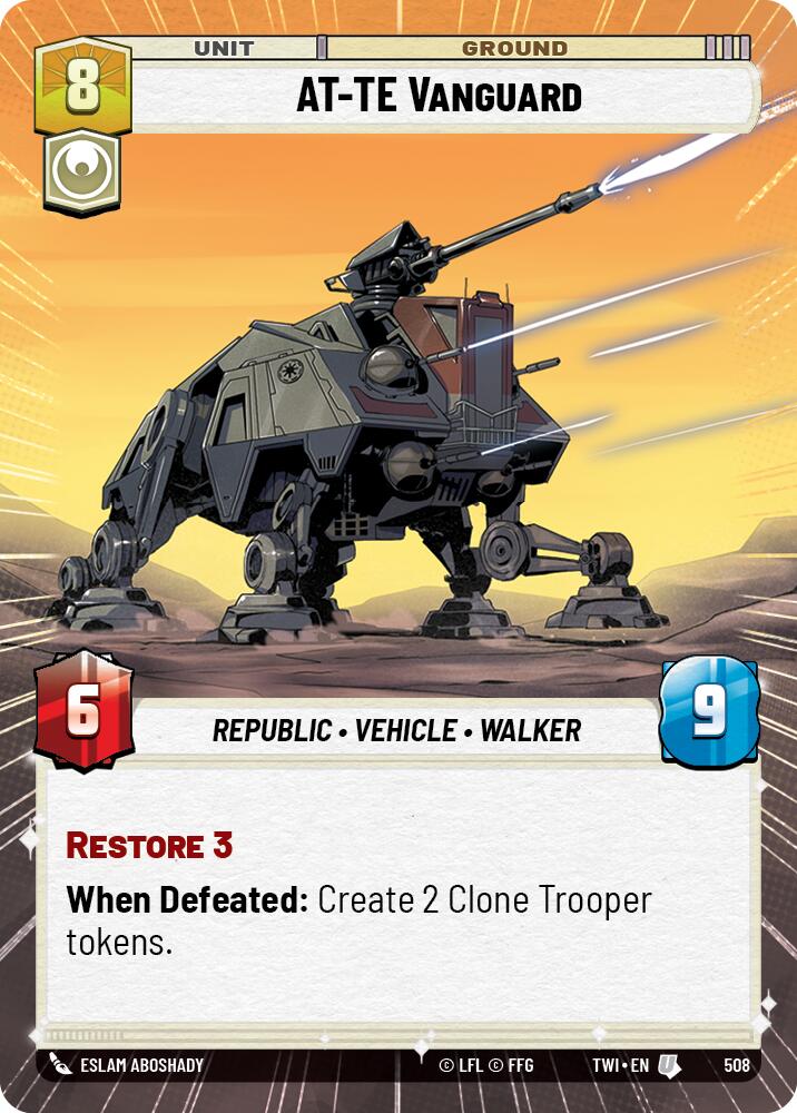 AT-TE Vanguard (Hyperspace)