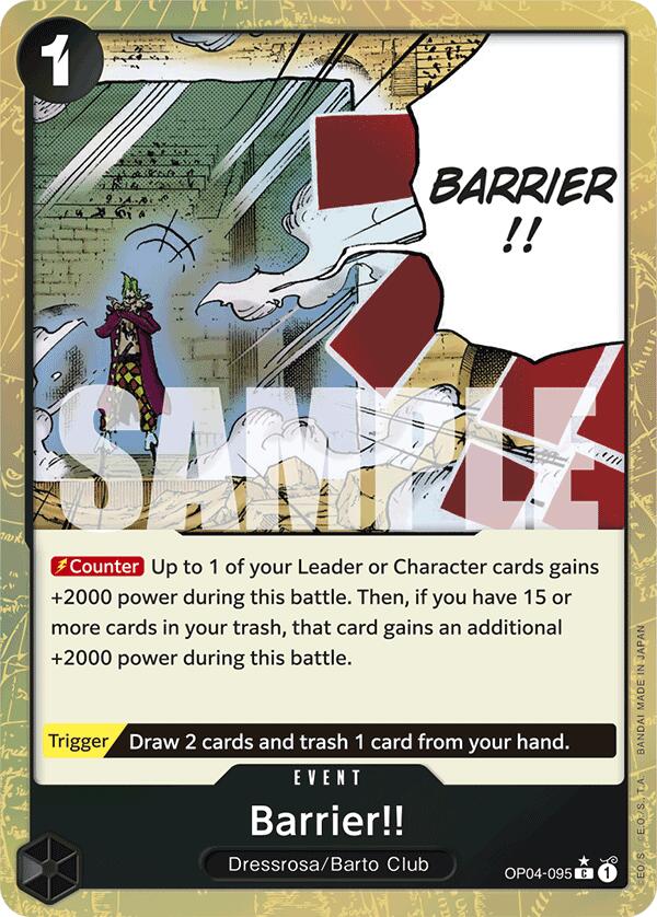 Barrier!! [Premium Booster]