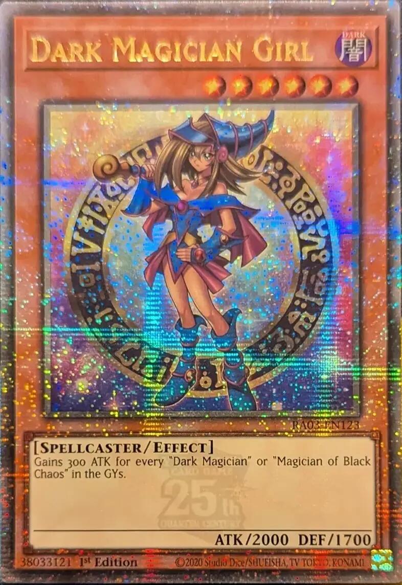 Dark Magician Girl (Quarter Century Secret Rare) (B) [RA03-EN123] Quarter Century Secret Rare