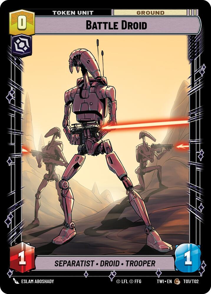 The Crystal City // Battle Droid (Back)