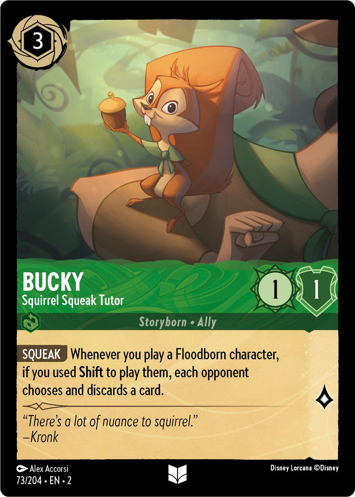 Bucky - Squirrel Squeak Tutor (Errata Version) (73/204) [Rise of the Floodborn]