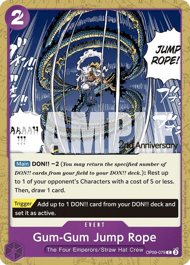 Gum-Gum Jump Rope [Emperors in the New World: 2nd Anniversary Tournament Cards]