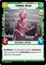 Admiral Holdo - We're Not Alone (Back)