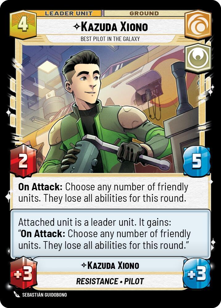 Kazuda Xiono - Best Pilot in the Galaxy (Back)