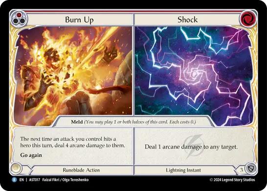 Burn Up // Shock [AST017] (Armory Deck: Aurora)