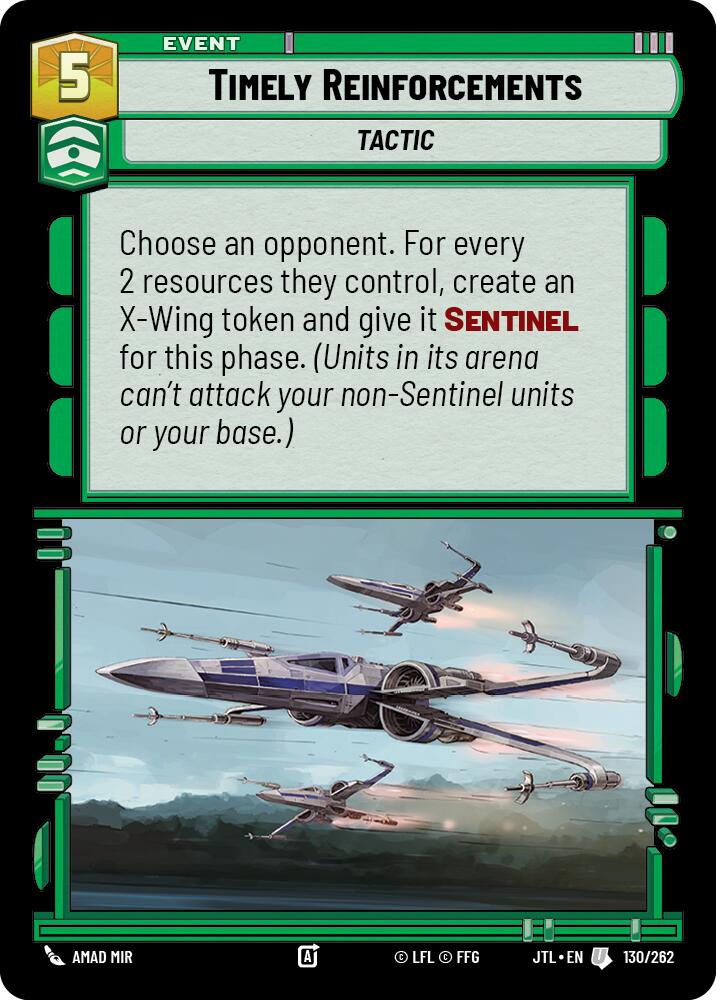 Timely Reinforcements
