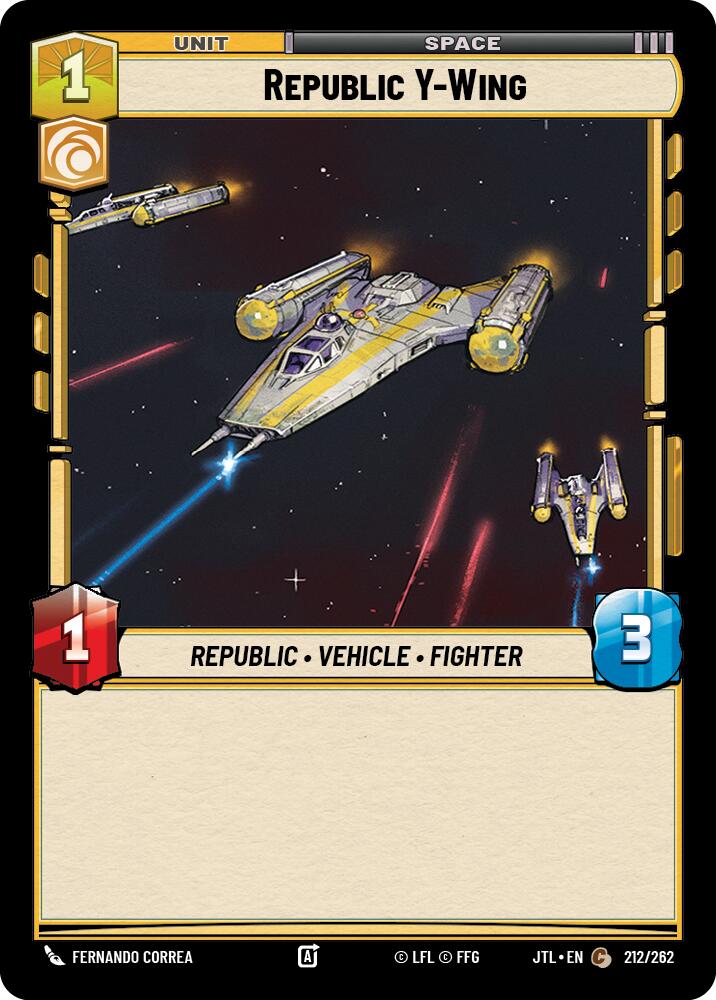 Republic Y-Wing (212/262) (212/262) [Jump to Lightspeed]