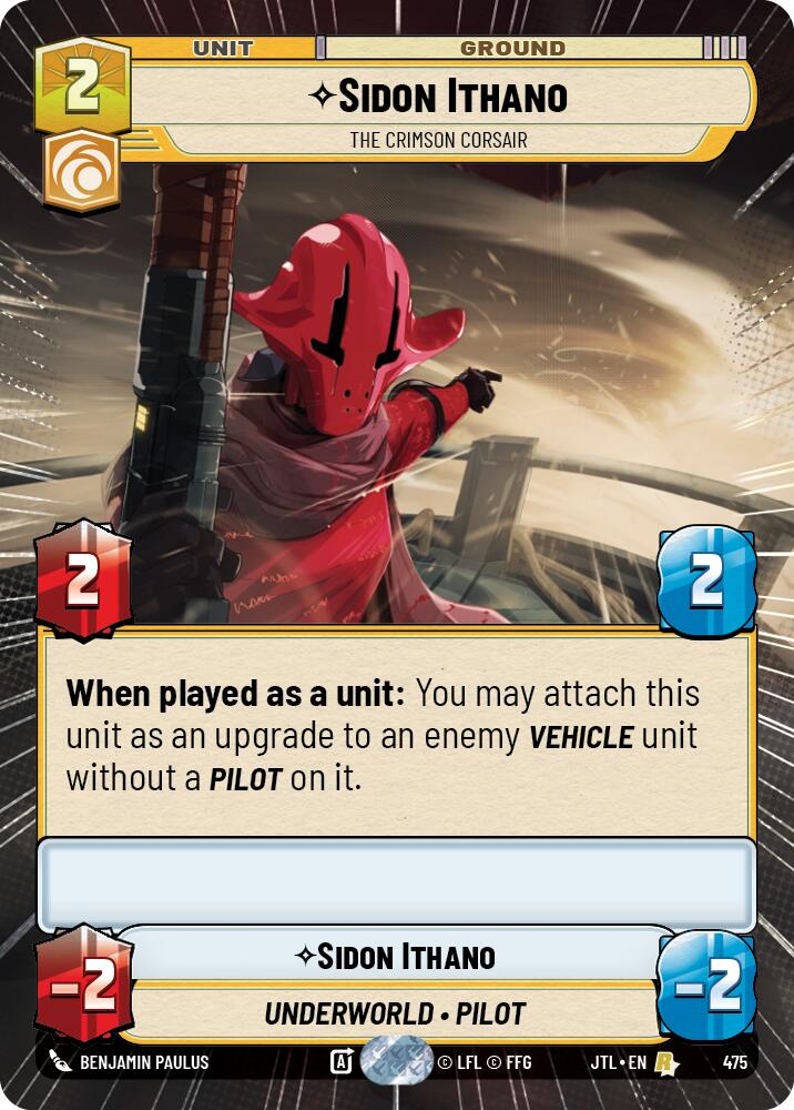 Sidon Ithano - The Crimson Corsair (Hyperspace)
