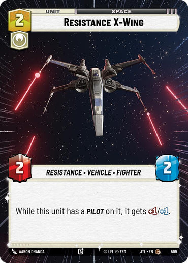 Resistance X-Wing (509) (Hyperspace) (509) [Jump to Lightspeed]