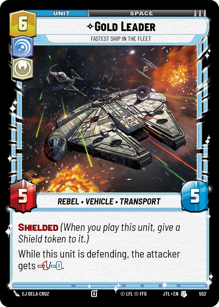Gold Leader - Fastest Ship in the Fleet (Foil)
