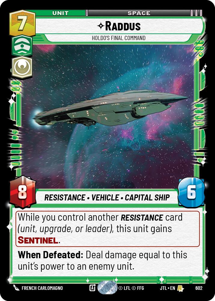 Raddus - Holdo's Final Command (Foil)