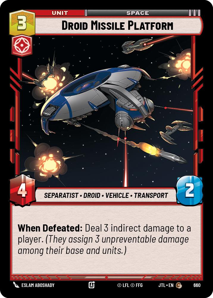 Droid Missile Platform (Foil)