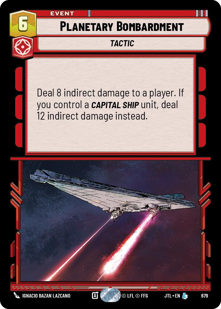 Planetary Bombardment (Foil)