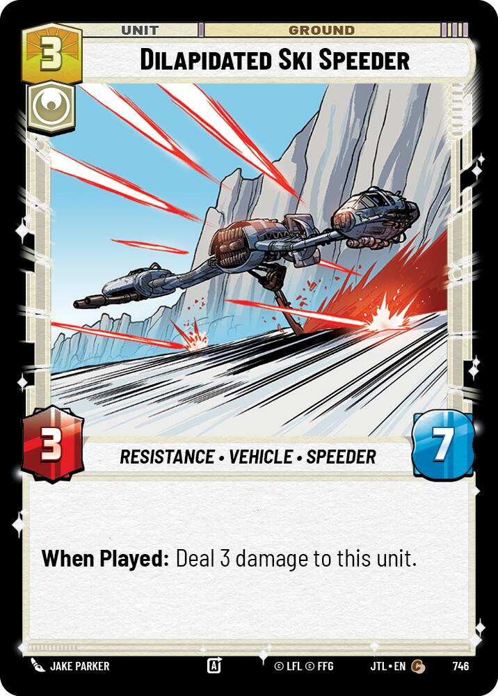 Dilapidated Ski Speeder (Foil)