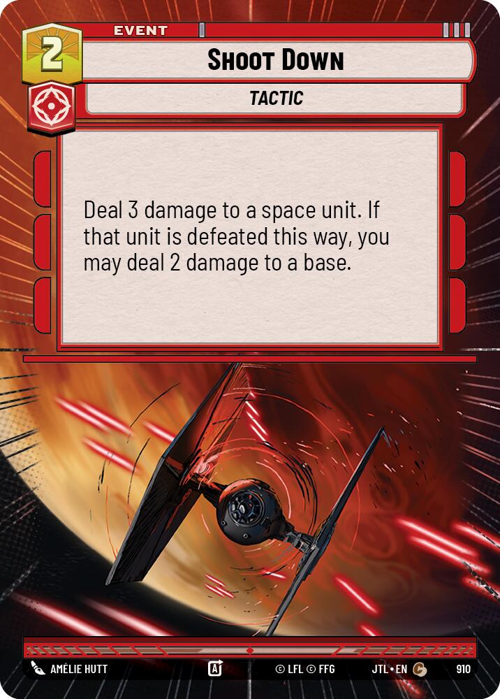 Shoot Down (910) (Hyperspace Foil) (910) [Jump to Lightspeed]