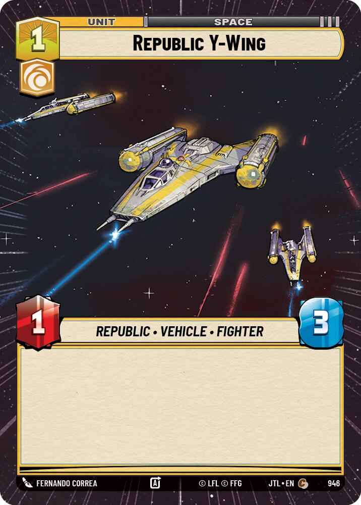 Republic Y-Wing (Hyperspace Foil)