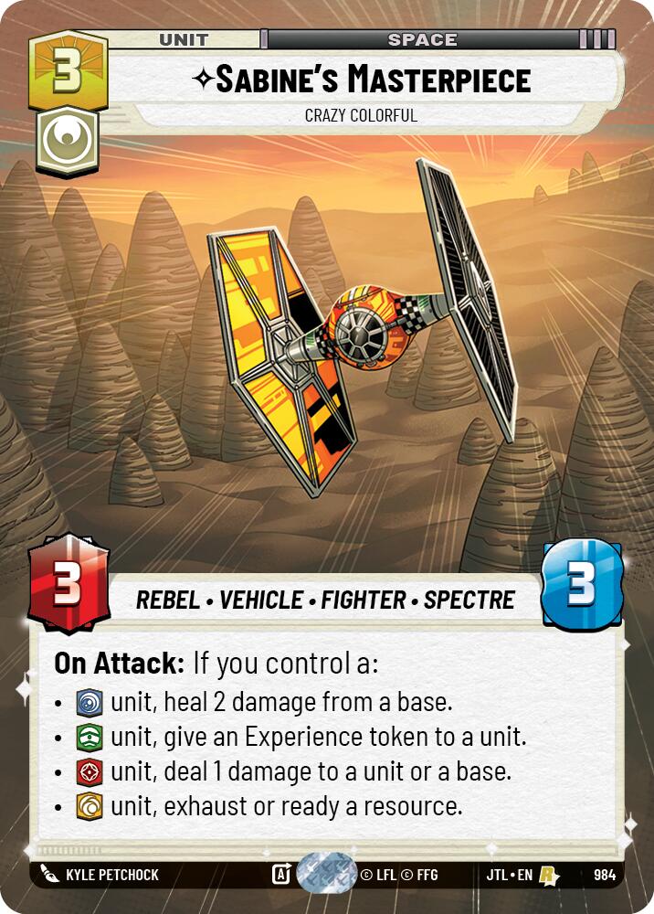 Sabine's Masterpiece - Crazy Colorful (Hyperspace Foil)