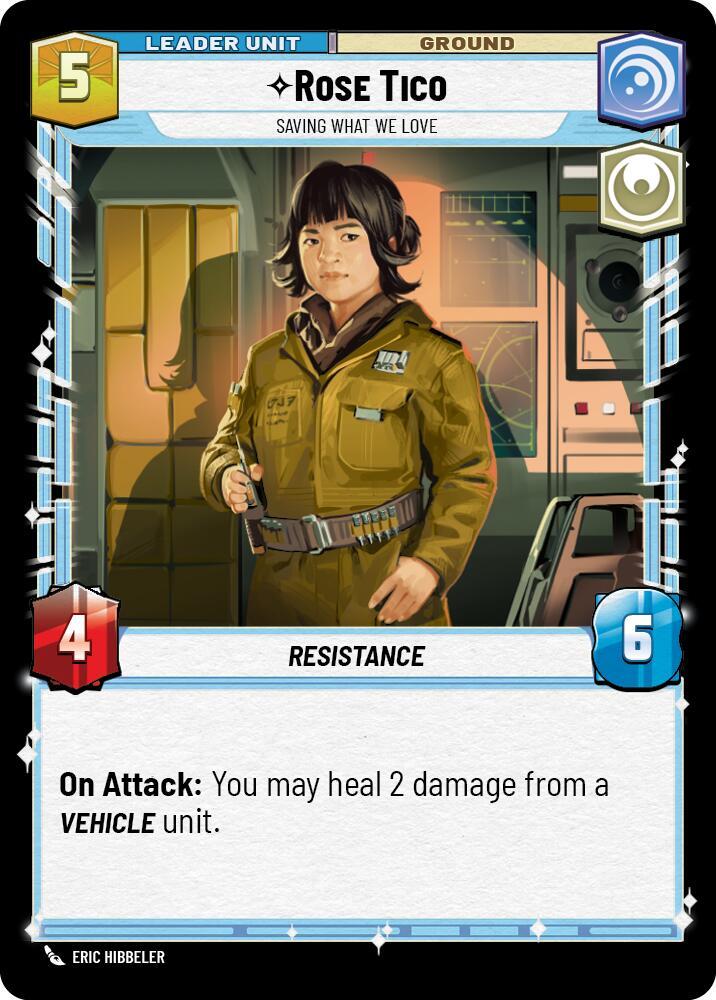Rose Tico - Saving What We Love (Back)