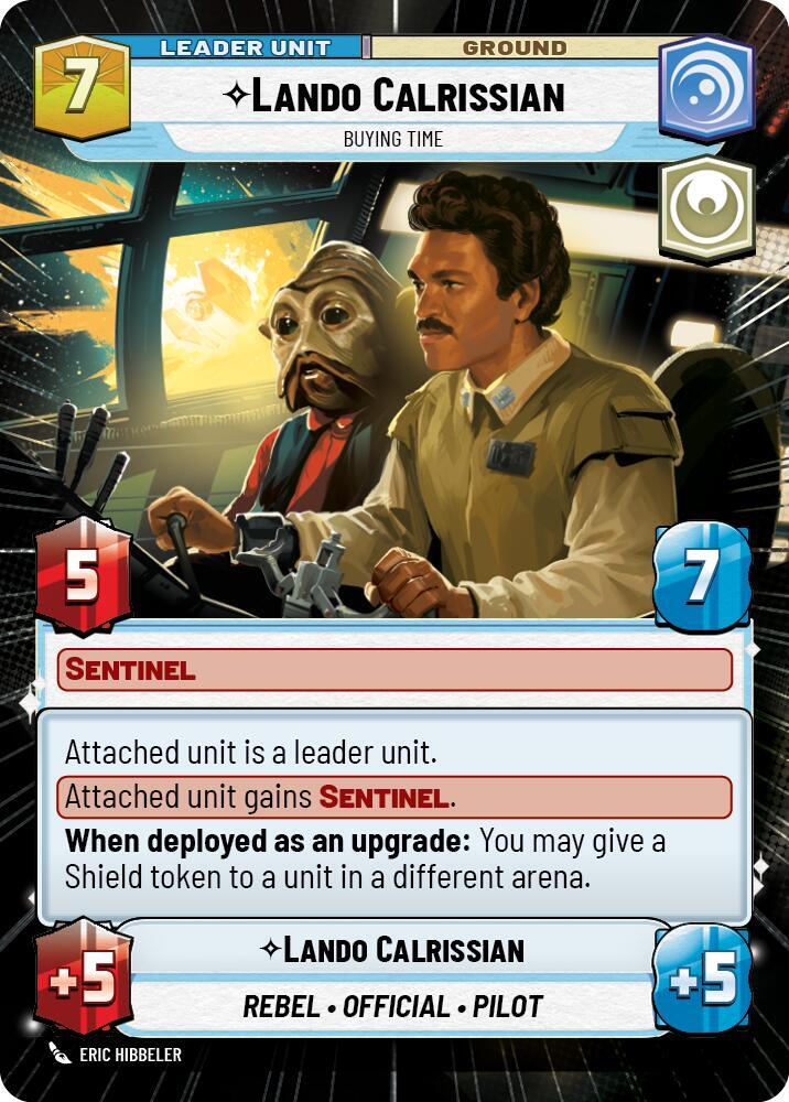 Lando Calrissian - Buying Time (Hyperspace) (Back)