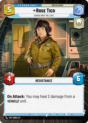 Rose Tico - Saving What We Love (Hyperspace) (Back)