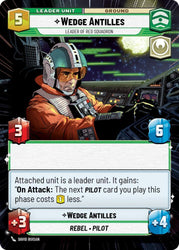 Wedge Antilles - Leader of Red Squadron (Hyperspace) (Back)