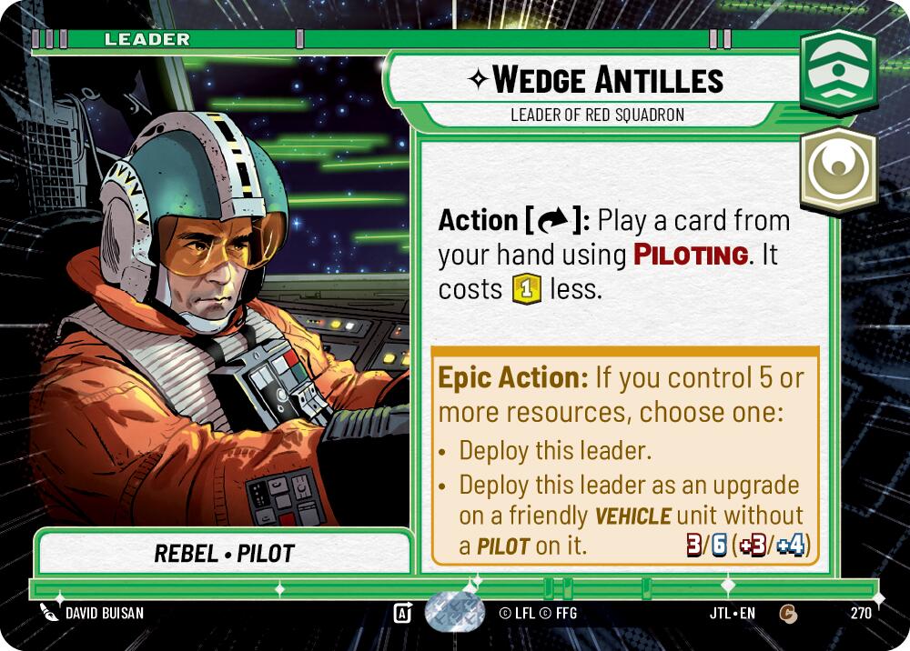 Wedge Antilles - Leader of Red Squadron (Hyperspace)